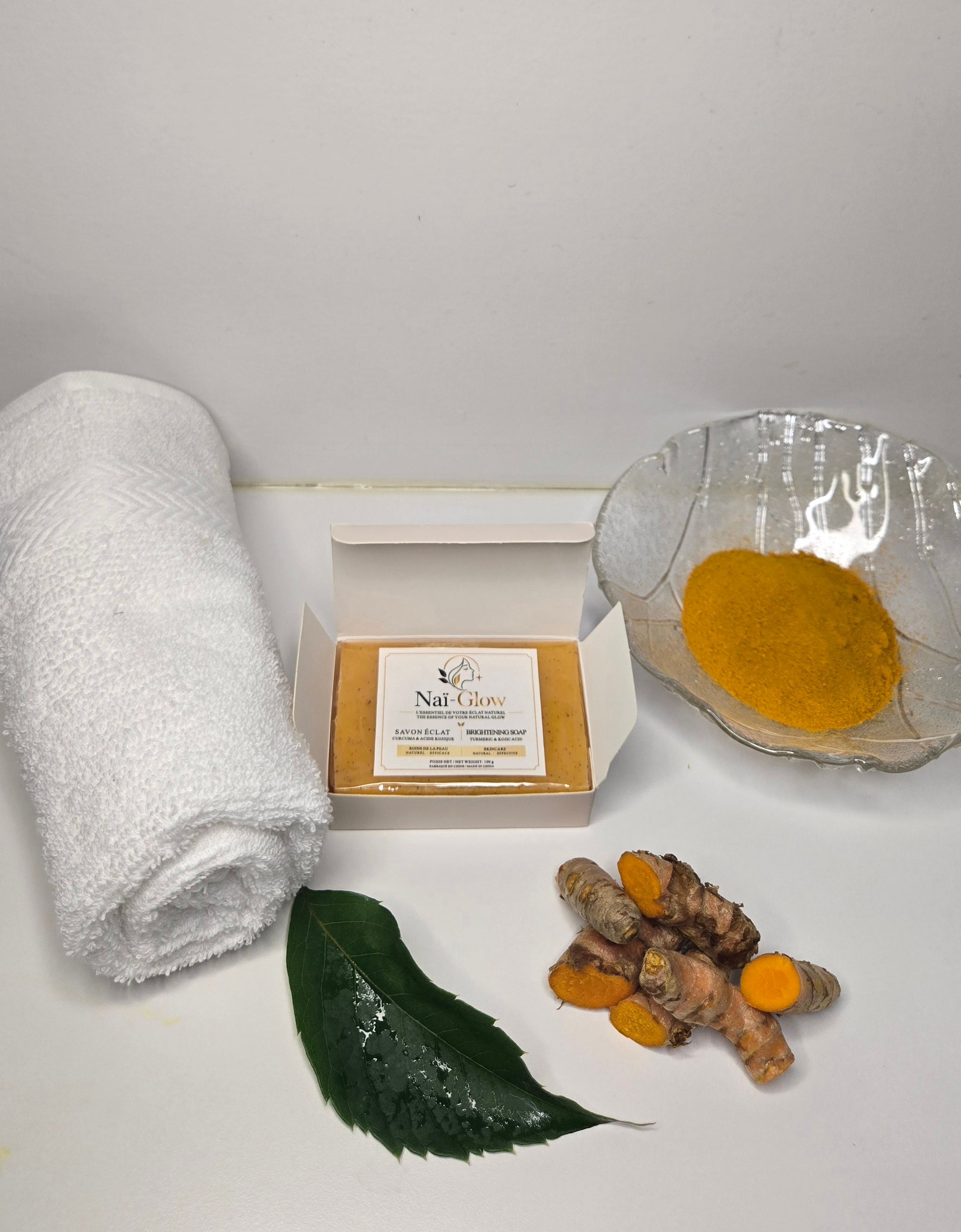 Savon Éclat – Curcuma & Acide kojique