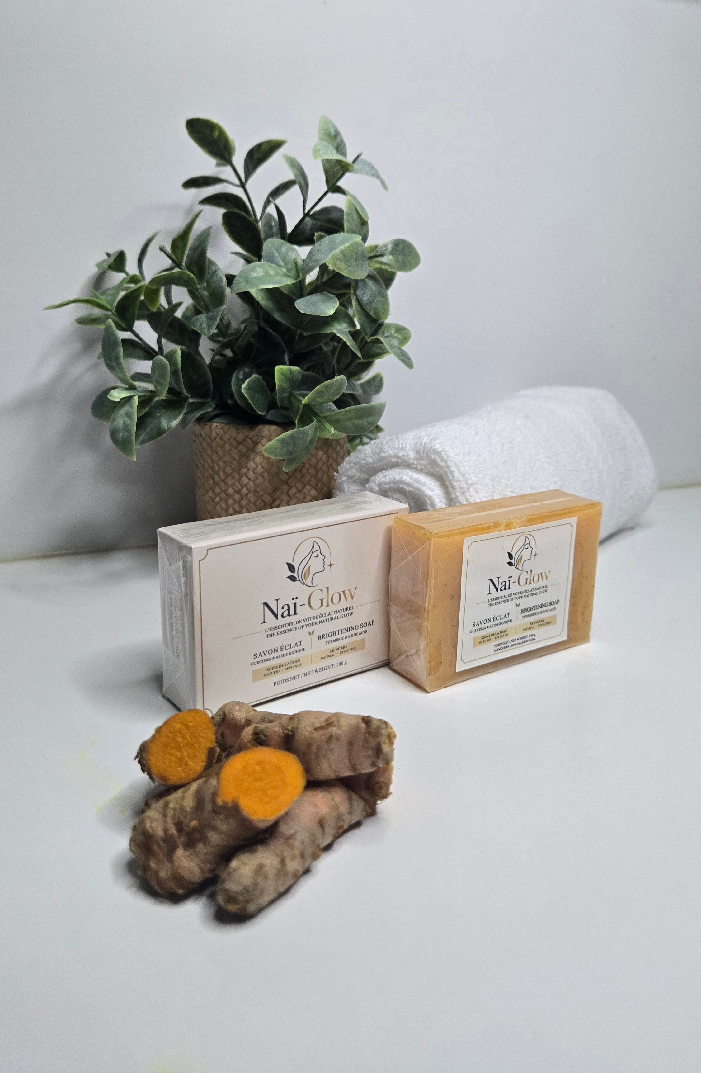 Savon Éclat – Curcuma & Acide kojique